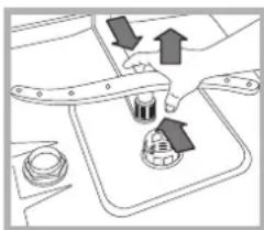 HOTPOINT-ARISTON LFT 228 AHA - Limpar os braços aspersores - 2