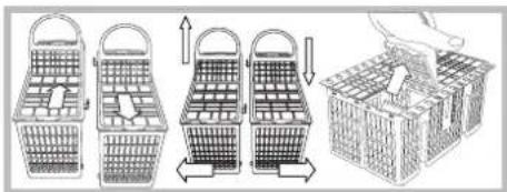 HOTPOINT-ARISTON LFT 228 AHA - Cutlery basket - 1