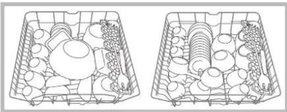 HOTPOINT-ARISTON LFT 228 AHA - Voorbeelden van het inladen van het bovenrek - 1