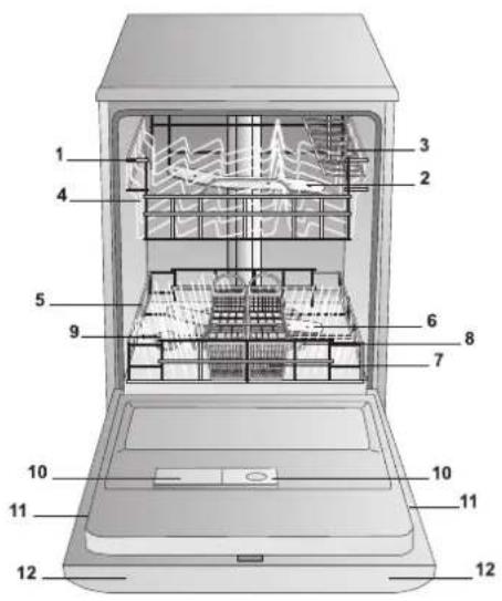 HOTPOINT-ARISTON LFT 228 AHA - Aanzichttekening - 1