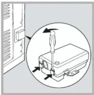 HOTPOINT-ARISTON FQ 99 C.1 (ICE) HA - Fitting the power supply cable - 1
