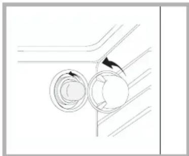 HOTPOINT-ARISTON FQ 99 C.1 (BK) HA - Substituicao da lampada - 1