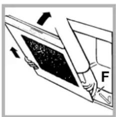 HOTPOINT-ARISTON FQ 99 C.1 (BK) HA - Cleaning the oven door - 4