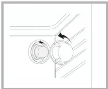 HOTPOINT-ARISTON FQ 99 C.1 (BK) HA - Sustituir la bombilla - 1