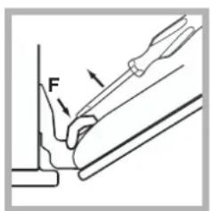 HOTPOINT-ARISTON FQ 99 C.1 (BK) HA - Limpiar la puerta - 3
