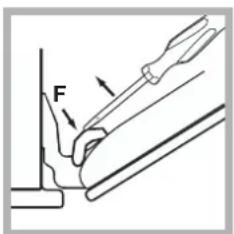 HOTPOINT-ARISTON FQ 99 C.1 (BK) HA - Cleaning the oven door - 3
