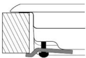 HOTPOINT-ARISTON TD 640 S (ICE) IXHA - Schema voor de bevestiging van de haken - 2