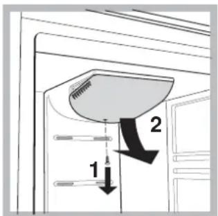 HOTPOINT-ARISTON Quadrio 4D SBHA - Replacing the light bulb - 1