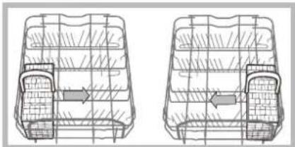 HOTPOINT-ARISTON LSF 935 X EUHA - Przyklady rozmieszczenia kosza na sztućce - 1