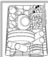 HOTPOINT-ARISTON LSF 935 X EUHA - Priklady napleni hornho/spodniho koše - 1