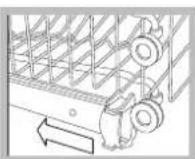 HOTPOINT-ARISTON LSF 935 X EUHA - Ne jamais soulever ou abaisser le panier d'un seul côté. - 1