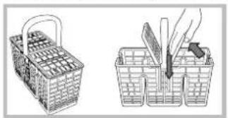 HOTPOINT-ARISTON LSF 935 X EUHA - Evöeszköztartó kosár - 1