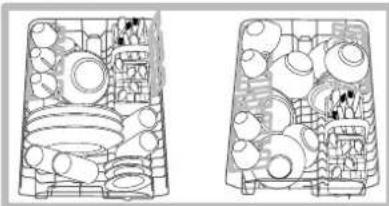 HOTPOINT-ARISTON LSF 935 X EUHA - Ne jamais soulever ou abaisser le panier d'un seul côté. - 2