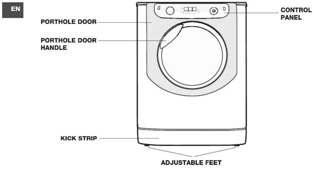 HOTPOINT-ARISTON AQ8F 492 U - Description of the machine - 1