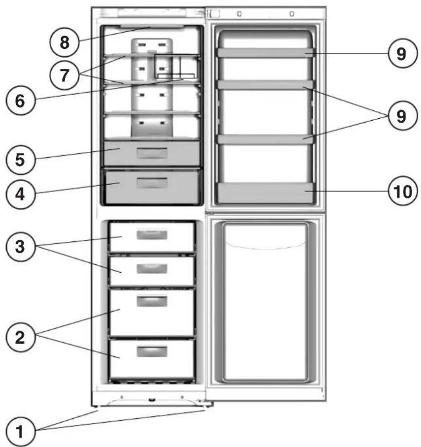HOTPOINT EBDH 18242 F - Vista enconjunto - 1