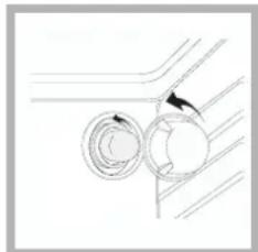 HOTPOINT-ARISTON CP65SP2 - Replacing the oven light bulb - 1