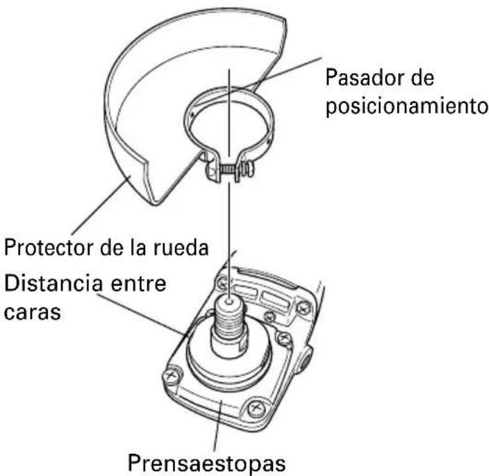 HITACHI G12S2 - Montaje del protector de la rueda - 1