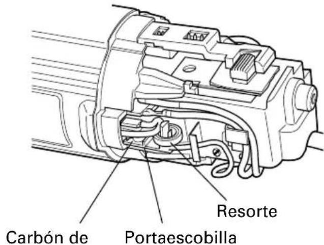 HITACHI G12S2 - Reemplazo de las escobillas (Fig. 7) - 1