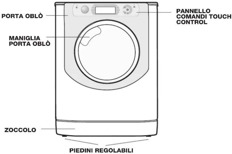 HOTPOINT-ARISTON Aqualtis ADS93D 69 EUA - Descrizione della macchina - 1