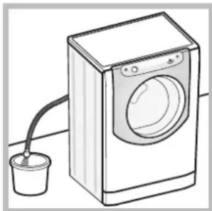 HOTPOINT-ARISTON Aqualtis ADS93D 69 EUA - Apertura manuale della porta oblò - 1