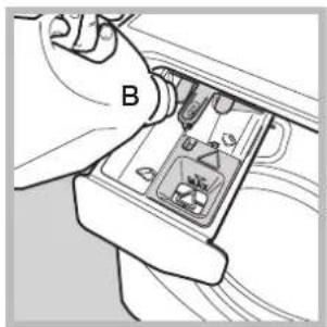 HOTPOINT-ARISTON Aqualtis ADS93D 69 EUA - Como encher os reservatórios: - 1
