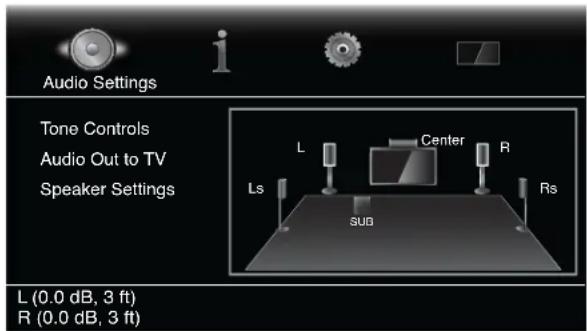 HARMAN KARDON BDS 600230 - Réglage des volumes individuels des enceintes - 1