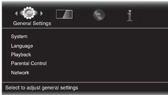HARMAN KARDON BDS 600230 - Menu Configuration - 1