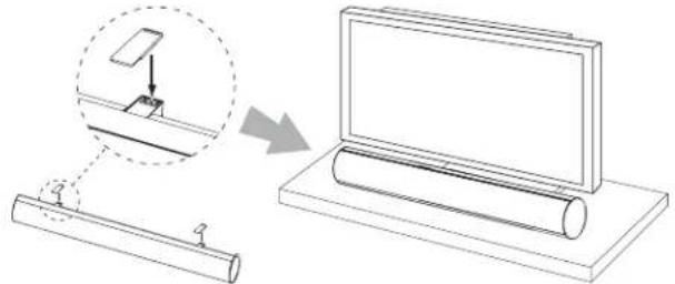 HARMAN KARDON BDS 600230 - Emplacement des enceintes avant gauche et avant droite - 1