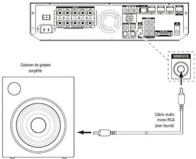 HARMAN KARDON BDS 776W230B2 - Raccordement à un caisson de graves amplifié - 1