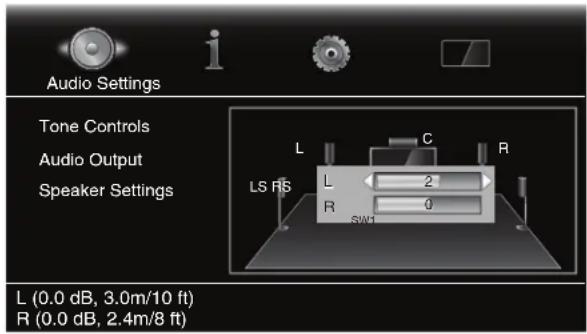 HARMAN KARDON BDS 776W230B2 - Réglage du volume de chaque enceinte - 3