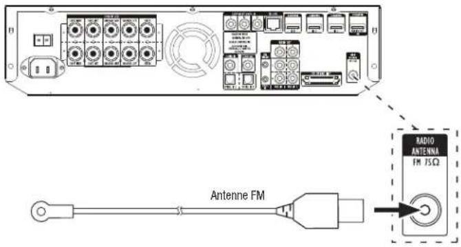 HARMAN KARDON BDS 776W230B2 - Raccordement de l'antenne FM - 1