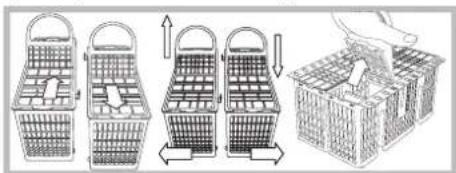 HOTPOINT-ARISTON LFS 114 BKHA - Cutlery basket - 1