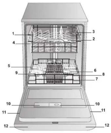 HOTPOINT-ARISTON LFS 114 BKHA - Geschirrspülers - 1