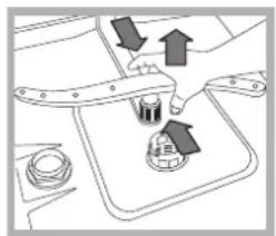 HOTPOINT-ARISTON LFS 114 IXHA - Pulire gli irroratori - 2