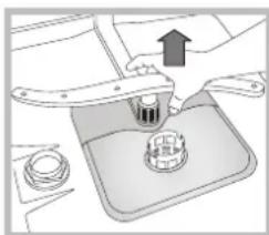 HOTPOINT-ARISTON LSF 835 X EUHA - Nettoyer les bras de lavage - 2