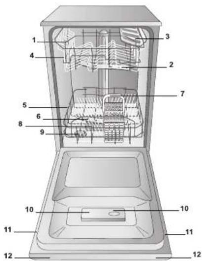 HOTPOINT-ARISTON LSF 835 X EUHA - Attekintó nézet - 1