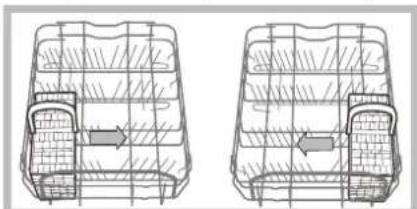 HOTPOINT-ARISTON LSF 835 X EUHA - Exemples de rangement de le panier à couverts - 1