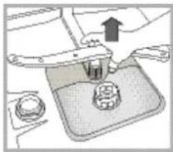 HOTPOINT-ARISTON LST 216 AHA - Reinigen van de spreoiarmen - 2