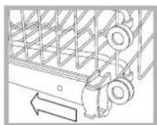 HOTPOINT-ARISTON LST 216 AHA - Régler la hauteur du panier supérieur - 1