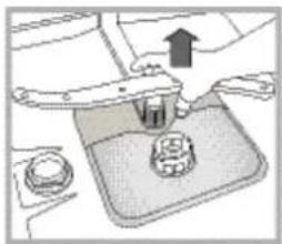 HOTPOINT-ARISTON LST 216 AHA - Limpiar los rociadores - 2