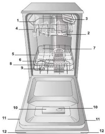 HOTPOINT-ARISTON LST 216 AHA - Aanzichttekening - 1