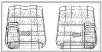 HOTPOINT-ARISTON LST 216 AHA - Esempi di posizionamento dei cestini posate - 1
