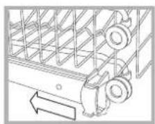 HOTPOINT-ARISTON LST 216 AHA - Regolare l'altezza del cesto superiore - 1