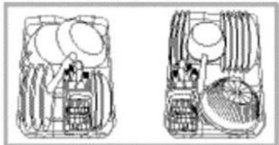 HOTPOINT-ARISTON LST 216 AHA - Beschickungsbeispiele für den Unterkorb - 1