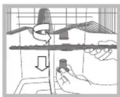 HOTPOINT-ARISTON LST 216 AHA - Cleaning the sprayer arms - 1
