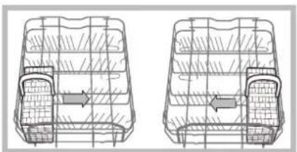 HOTPOINT-ARISTON LST 216 AHA - Ejmplos de colocacion del cesto para cubiertos - 1