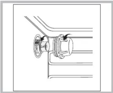 HOTPOINT-ARISTON MH 99.1 (BK) HA - Replacing the light bulb - 1