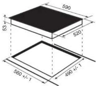 590 520 53 560 +/- 1 490 +/- 1