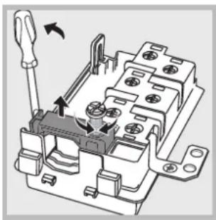 HOTPOINT-ARISTON FH 53 IXHA - Fitting the power supply cable - 2