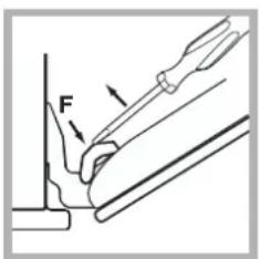 HOTPOINT-ARISTON FH 62 (WH)HA - Nettoyage de la porte - 2